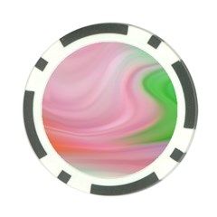 Gradient Pink Green Orange Poker Chip Card Guard (10 Pack) by ConteMonfrey