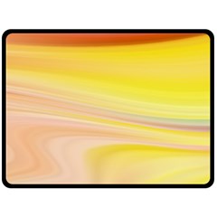 Gradient Orange, Red Fleece Blanket (large)  by ConteMonfrey