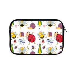 Cute Cartoon Insects Seamless Background Apple Macbook Pro 13  Zipper Case