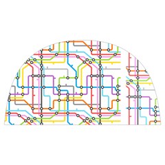 Tube Map Seamless Pattern Anti Scalding Pot Cap