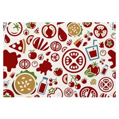 Pizza Seamless Pattern Background Banner And Sign 6  X 4 