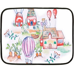 Easter Village  Fleece Blanket (mini) by ConteMonfrey