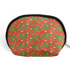 Christmas Textur 01 Accessory Pouch (medium) by artworkshop