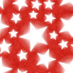 Snowflakes And Star Patterns Red Stars Play Mat (rectangle) by artworkshop