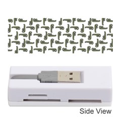 Cute Worm Sketchy Drawing Motif Pattern Memory Card Reader (stick)