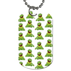 Kermit The Frog Dog Tag (one Side) by Valentinaart