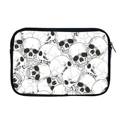 Skull Pattern Apple Macbook Pro 17  Zipper Case by Valentinaart