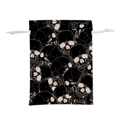 Skull Pattern Lightweight Drawstring Pouch (s) by Valentinaart