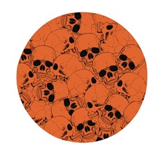 Skull Pattern Mini Round Pill Box (pack Of 5)