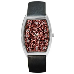 Red Universe Barrel Style Metal Watch by DimitriosArt