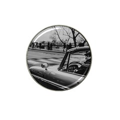 Convertible Classic Car At Paris Street Hat Clip Ball Marker (4 Pack)