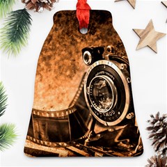 Camera Film Vintage Film Camera Old Old Camera Ornament (bell) by danenraven