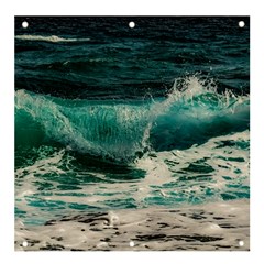 Sea Ocean Waves Seascape Beach Banner And Sign 4  X 4  by danenraven