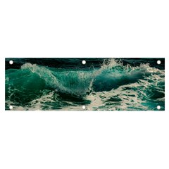 Sea Ocean Waves Seascape Beach Banner And Sign 6  X 2  by danenraven