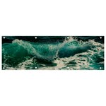 Sea Ocean Waves Seascape Beach Banner and Sign 9  x 3  Front