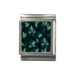 Leaves Pattern Italian Charm (13mm)