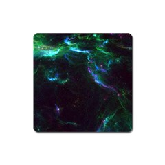 Space Cosmos Galaxy Stars Black Hole Universe Art Square Magnet by Pakemis