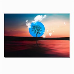 Surreal Fantasy Abstract Art Creativity Horizon Postcards 5  X 7  (pkg Of 10)