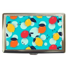 Pop Art Style Citrus Seamless Pattern Cigarette Money Case by Pakemis