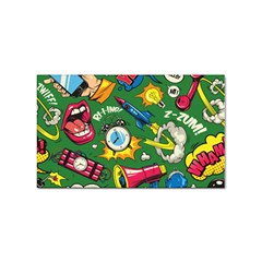 Pop Art Colorful Seamless Pattern Sticker Rectangular (10 Pack)