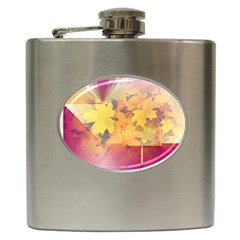 Colorful Nature Hip Flask (6 Oz) by Sparkle