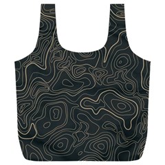 Damask-seamless-pattern Full Print Recycle Bag (xxl)