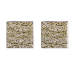 Boat Rope Close Up Texture Cufflinks (square) by dflcprintsclothing