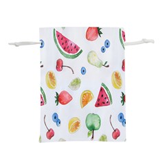 Fruit Summer Vitamin Watercolor Lightweight Drawstring Pouch (s) by artworkshop