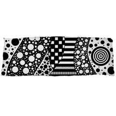 Black And White Body Pillow Case (dakimakura)