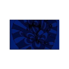 Blue 3 Zendoodle Sticker (rectangular) by Mazipoodles