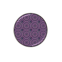 Kaleidoscope Scottish Violet Hat Clip Ball Marker (10 Pack) by Mazipoodles