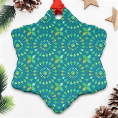 Kaleidoscope Jericho Jade Ornament (snowflake) by Mazipoodles