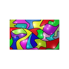 Colorful Abstract Art Sticker Rectangular (100 Pack) by gasi