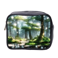 Forest Wood Nature Lake Swamp Water Trees Mini Toiletries Bag (two Sides) by Uceng