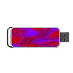 Background Pattern Purple Texture Design Wallpaper Portable Usb Flash (one Side) by Uceng