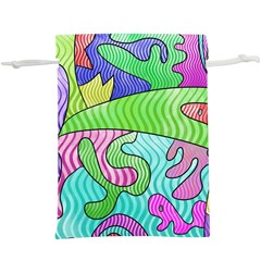 Colorful Stylish Design Lightweight Drawstring Pouch (xl) by gasi