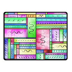 Colorful Pattern Fleece Blanket (small) by gasi