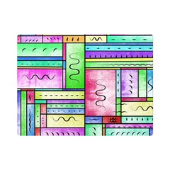 Colorful Pattern Flano Blanket (mini) by gasi
