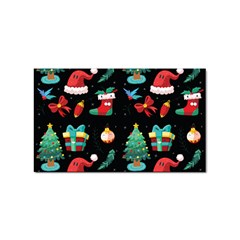 Christmas Pattern Sticker Rectangular (10 Pack) by designsbymallika