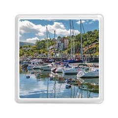 Piriapolis City Port, Maldonado, Uruguay Memory Card Reader (square) by dflcprintsclothing