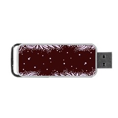 Ornamental Leaves Wallpaper Plants Portable Usb Flash (two Sides) by Ravend