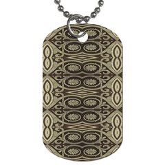 Vintage Ornament Pattern Dog Tag (two Sides)