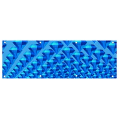 Diamond Pattern Banner And Sign 9  X 3  by Sparkle