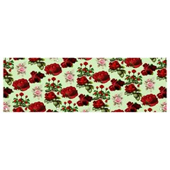 Flowers Pattern Banner And Sign 9  X 3  by Sparkle