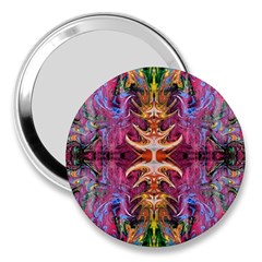 Firey Repeats Iv 3  Handbag Mirrors by kaleidomarblingart