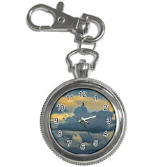 Bird Flying Over Stormy Sky Key Chain Watches by dflcprintsclothing