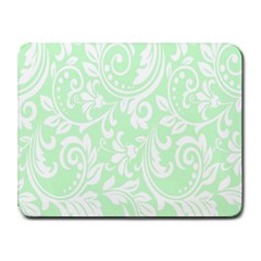 Clean Ornament Tribal Flowers  Small Mousepad by ConteMonfrey