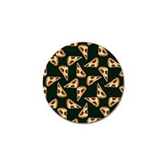 Pizza Slices Pattern Green Golf Ball Marker (4 Pack) by TetiBright