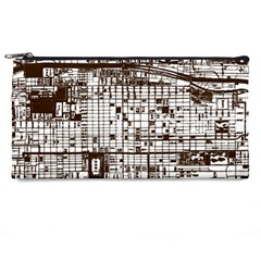 Antique Oriental Town Map  Pencil Case by ConteMonfrey