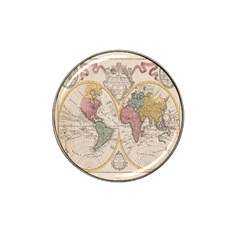 Mapa Mundi 1775 Hat Clip Ball Marker